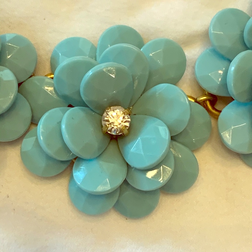 J Crew Flower Statement Necklace